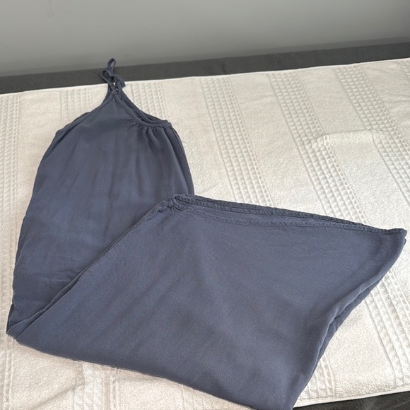 Shinestar Blue Ankle-Length Jumpsuit with Halter Neck - Picture 5 of 7